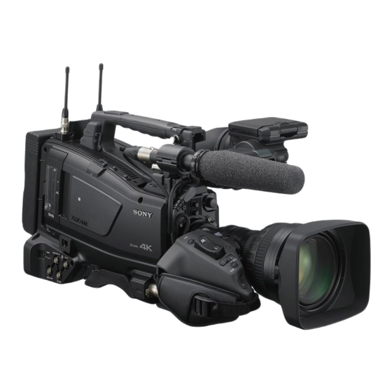 Sony PXW-Z750 Mode D'emploi