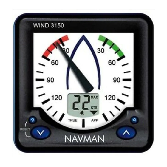 Navman WIND 3150 Manuel D'installation Et D'utilisation