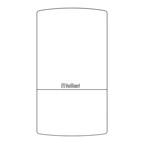 Vaillant THERMOmax VUW BE 180/1 XE Notice D'installation