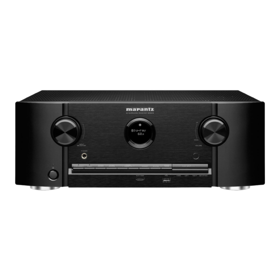 Marantz SR5010 Manuel De L'utilisateur