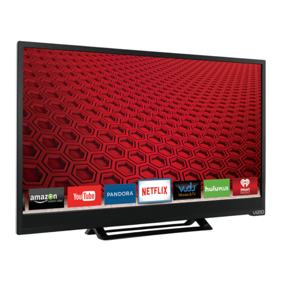 Vizio E24-C1 Manuel De L'utilisateur