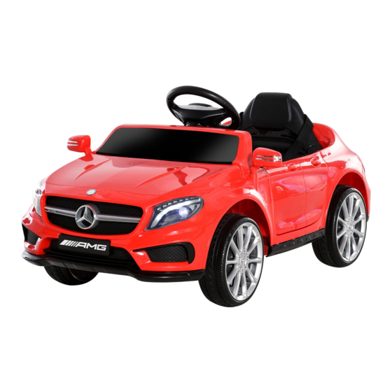 HOMCOM Mercedes GLA AMG Manuel D'utilisation