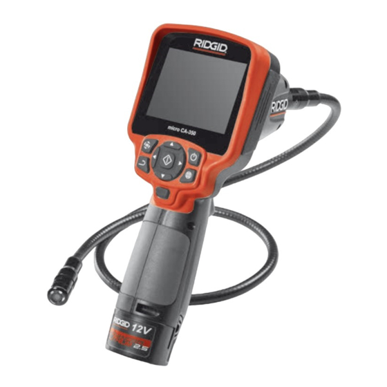 RIDGID CA-350 Mode D'emploi