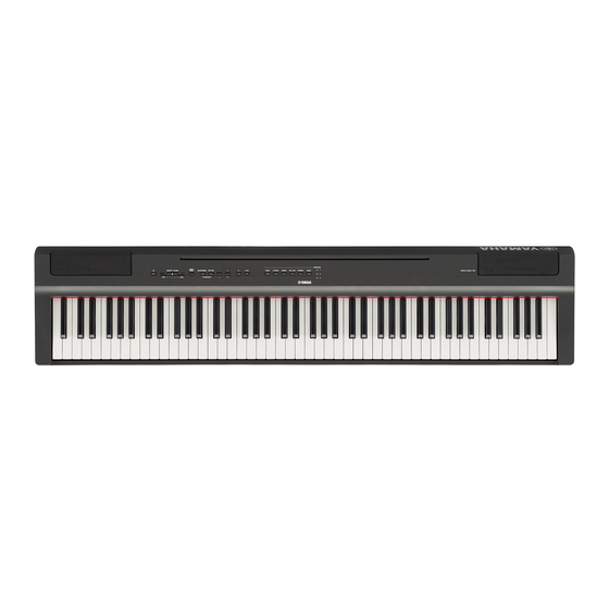 Yamaha P-125 Mode D'emploi