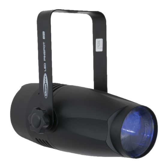 SHOWTEC LED Pinspot Q4 Manuel D'utilisateur