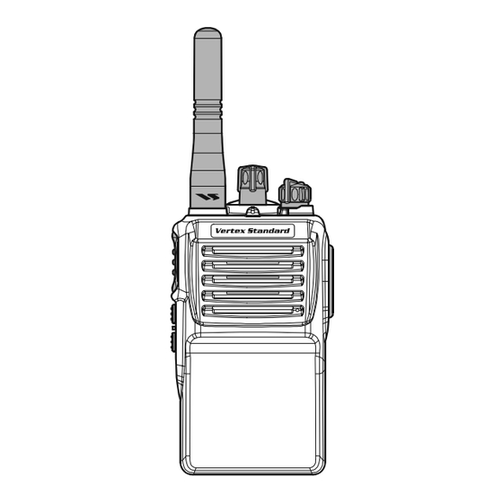 Vertex Standard VX-351PMR446 Manuel De Fonctionnement