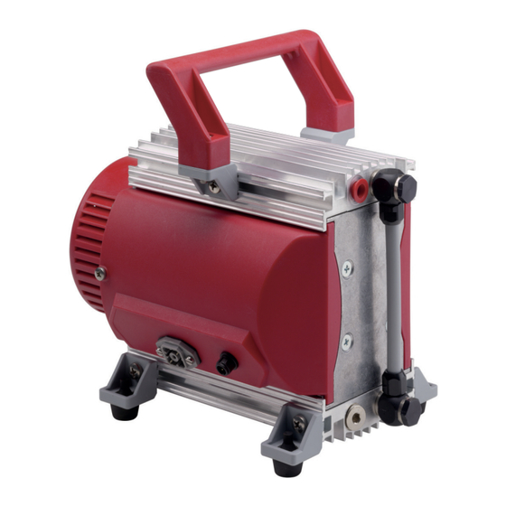 Pfeiffer Vacuum MVP 020-3 DC Manuel De L'utilisateur