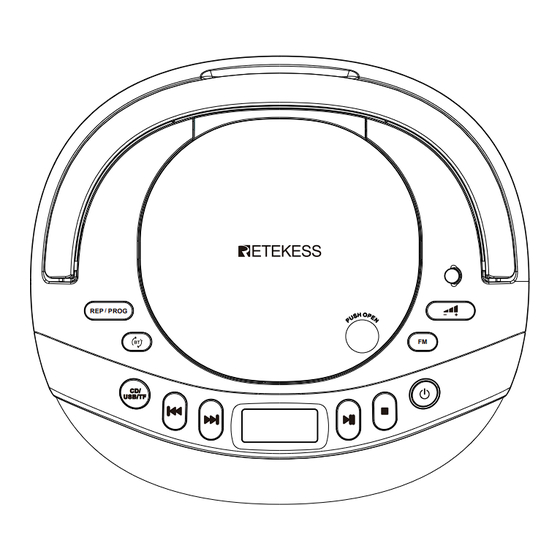 Retekess TR634 Manuel D'utilisation