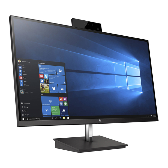 HP EliteOne 1000 G1 All-in-One Manuel De Référence