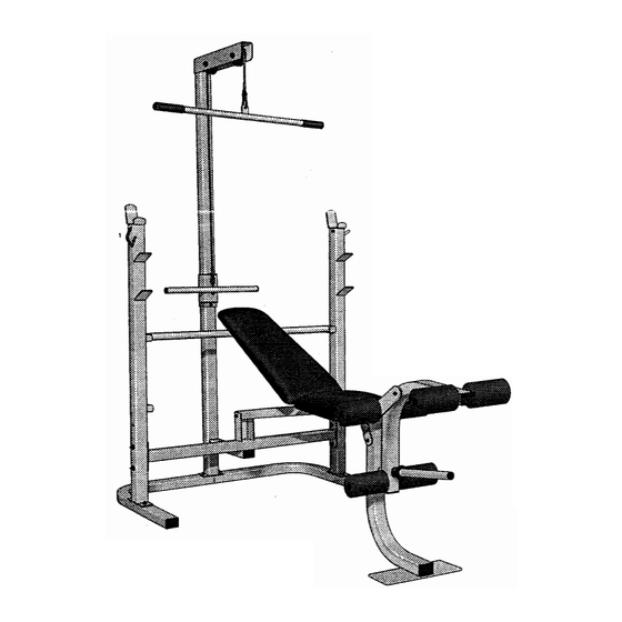 Weider PRO 335 Manuel
