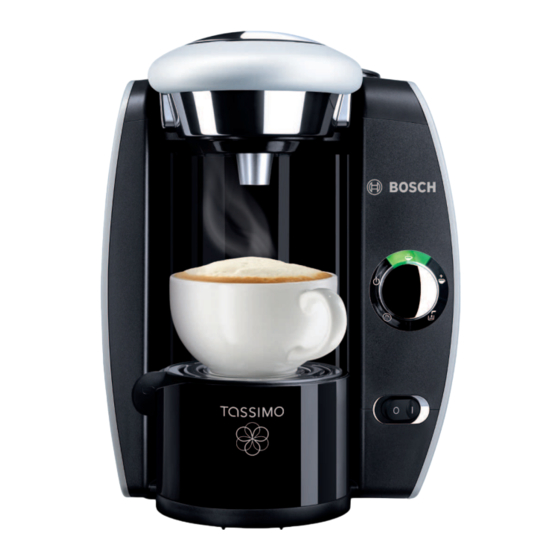 Bosch Tassimo TAS 40 GB Serie Mode D'emploi