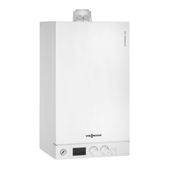 Viessmann VITODENS 100-W Notice D'utilisation