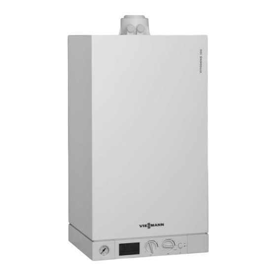 Viessmann VITODENS 100-W Mode D'emploi