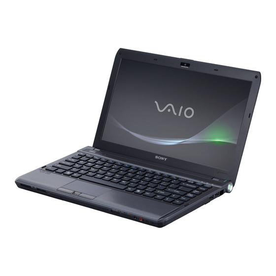 Sony VAIO VPCS13 Serie Guide De L'utilisateur