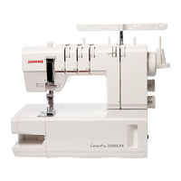 Janome CoverPro 2000CPX Manuel D'instructions