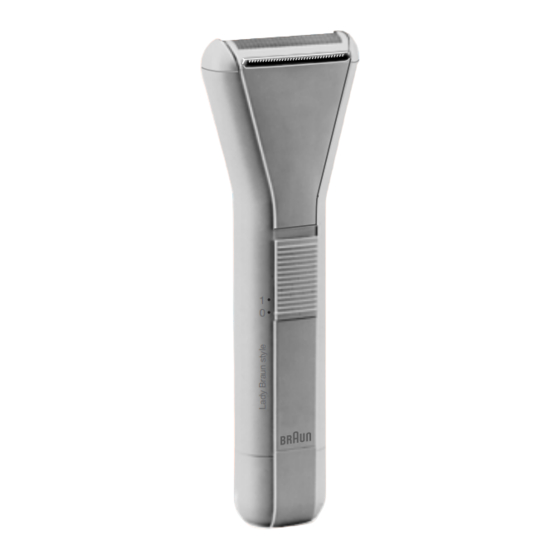 Braun Lady  style 5577 Mode D'emploi