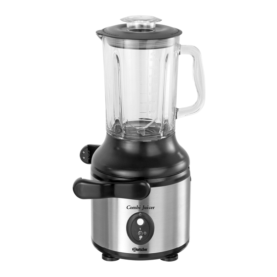 Bartscher Combi Juicer 150139 Mode D'emploi