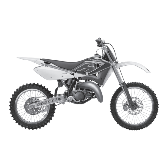 Husqvarna CR 125 2005 Manuel D'atelier