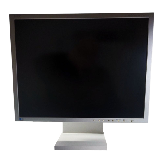 NEC MultiSync LCD2180UX Mode D'emploi