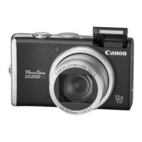 Canon PowerShot SX200 IS Guide D'utilisation