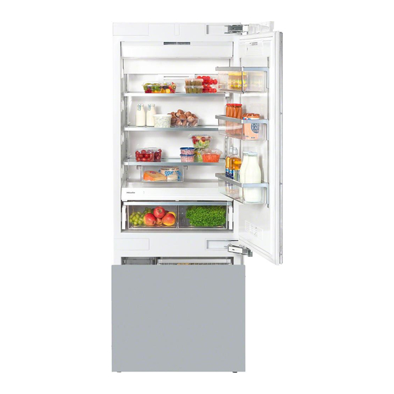 Miele KF 1803 SF Instructions D'utilisation Et D'installation