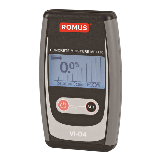 Romus VI-D4 Mode D'emploi