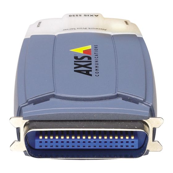 Axis Communications 5550 Guide D'installation