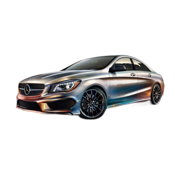 Mercedes-Benz CLA 2014 Notice D'utilisation