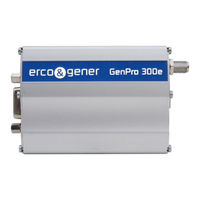 Ercogener GenPro 300e Guide Utilisateur