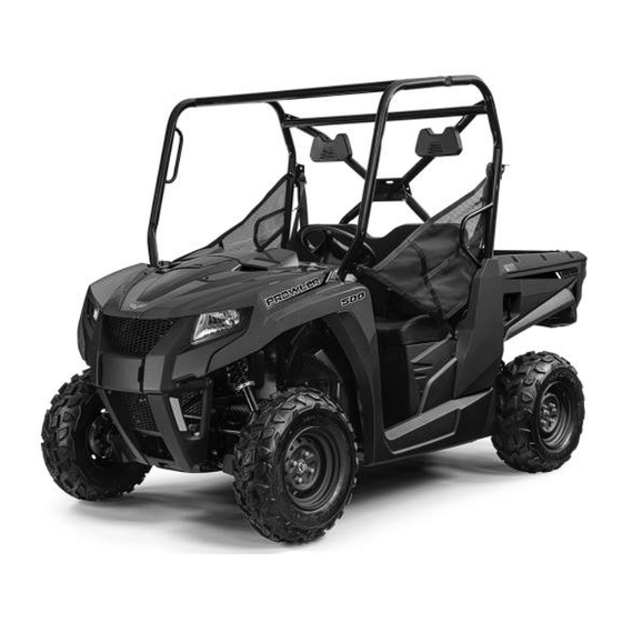 Arctic Cat Prowler500 Manuel D'utilisation