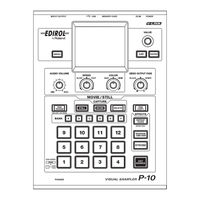 Roland EDIROL P-10 Visual Sampler Mode D'emploi