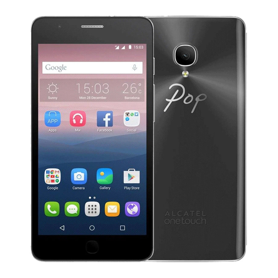 Alcatel Onetouch Pop UP 6044D Guide D'utilisation Rapide