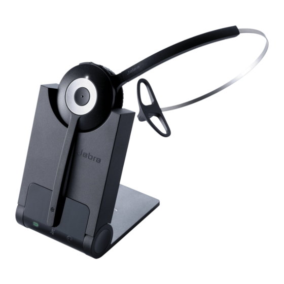 Jabra PRO 920 Guide Rapide