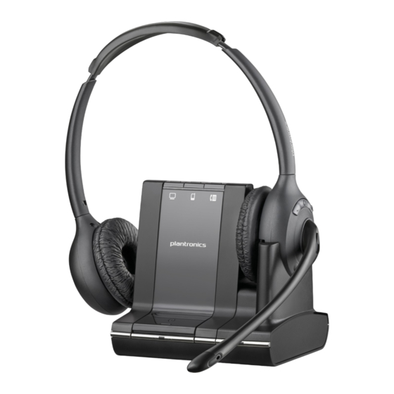 Plantronics Savi W710 Manuels