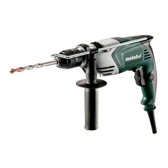 Metabo SBE 610 Notice Originale