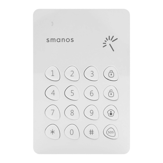 Smanos WK7000 Mode D'emploi