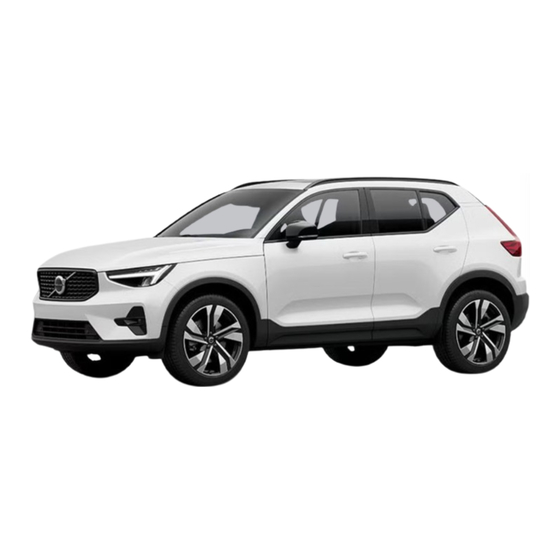 Volvo XC40 Mild Hybrid 2025 Manuel D'utilisation