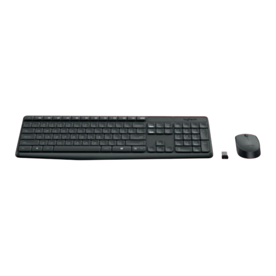 Logitech MK235 Guide Rapide