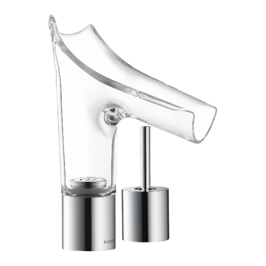 Hansgrohe AXOR Strack V 12115000 Mode D'emploi / Instructions De Montage