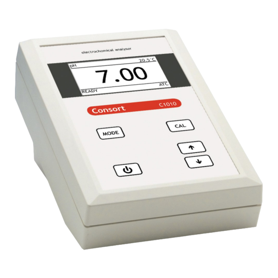 Consort C1010 Mode D'emploi