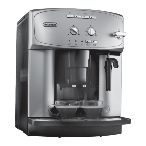 DeLonghi ESAM22 Serie Mode D'emploi