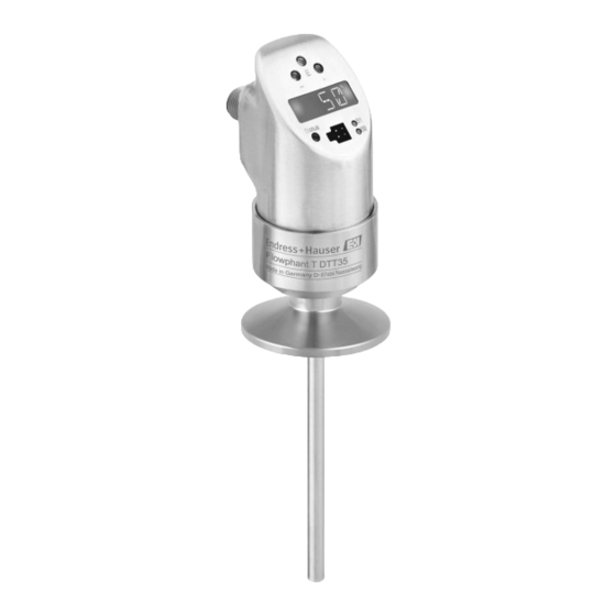 Endress+Hauser Thermophant T TTR31 Information Technique