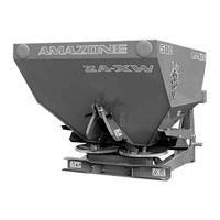 Amazone ZA-XW 502 Notice D'utilisation