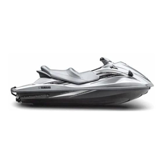 Yamaha WaveRunner VX 2009 Manuel De L'utilisateur