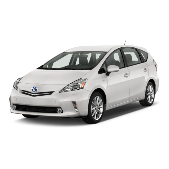 Toyota PRIUS V 2013 Manuel Du Propriétaire
