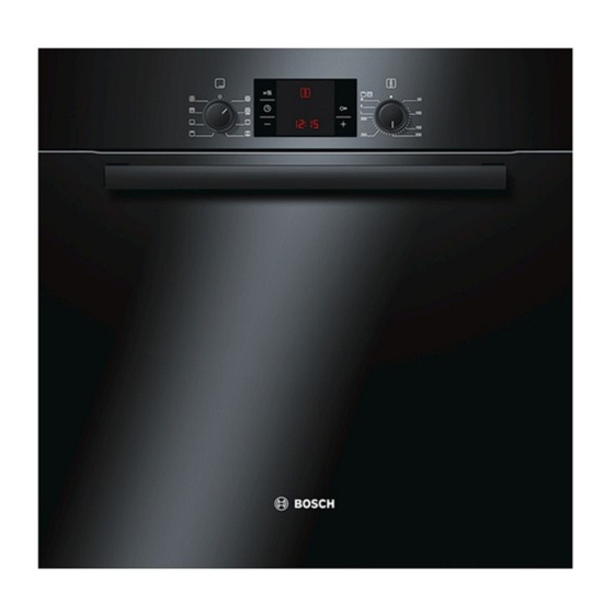 Bosch HBA63B2 5F Serie Mode D'emploi