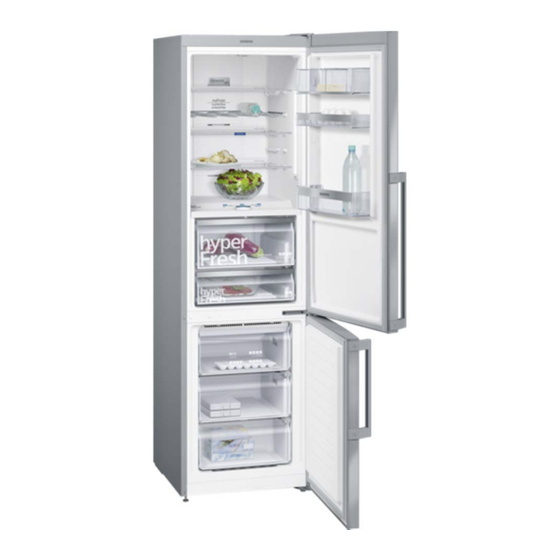 Siemens KG F Serie Mode D'emploi