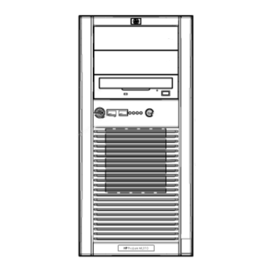 HP ProLiant ML310 Manuel De L'utilisateur