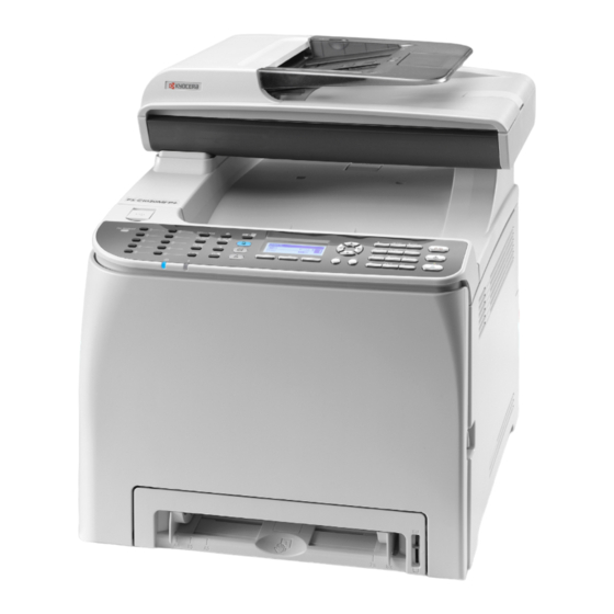 Kyocera FS-C1020MFP+ Manuels