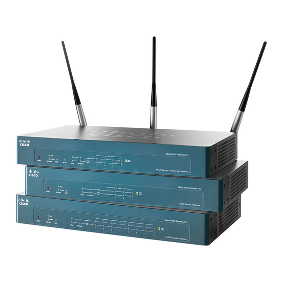 Cisco Small Business SA500 Serie Guide D'administration